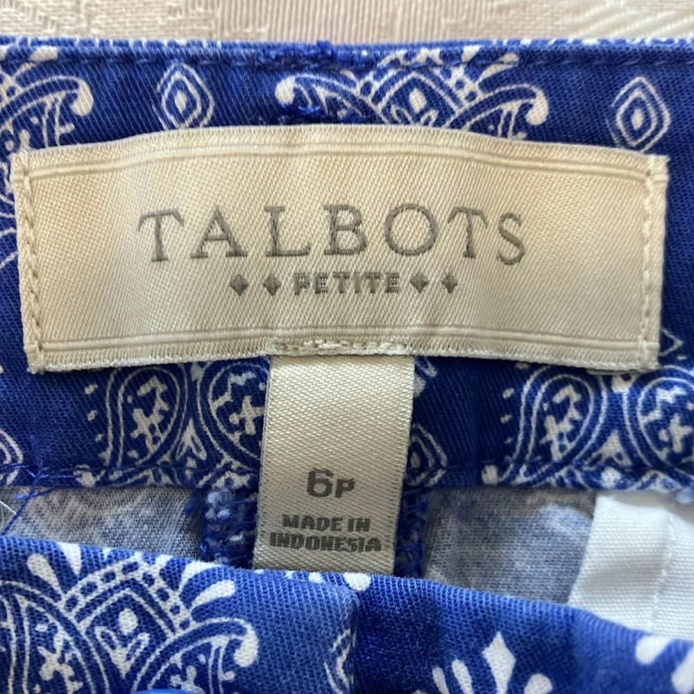Talbots EUC Petite Cropped Pants 6P - Picture 5 of 8
